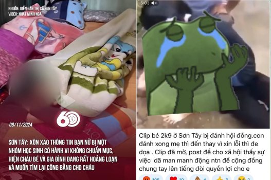 Video nóng học sinh nữ lớp 8 Sơn Tây bị khỏa thân