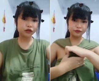 Gái sinh viên khoe hàng đẹp để bạn bè say mê