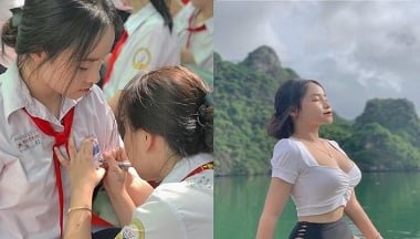 Nữ sinh xinh đẹp chỉ cần tốt nghiệp là ăn mày liền